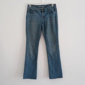 Old Navy Women's Bootcut Jeans Size 2 Regular Mid Rise Medium Wash Blue Denim